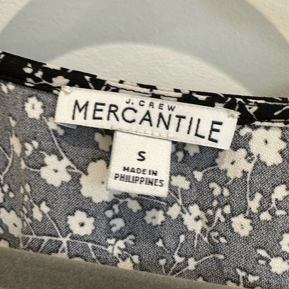 J. Crew Mercantile knee length floral wrap dress - Picture 4 of 8